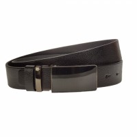 Curea barbati eleganta, din piele eco premium, latime 3.5 cm, negru - CK191N